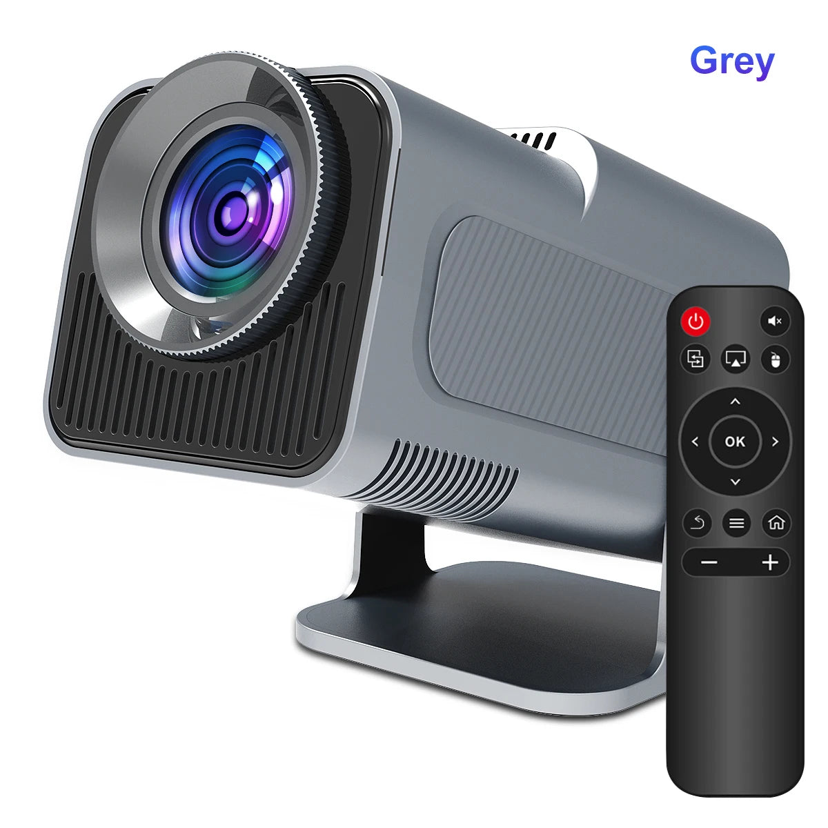 4K Android 11 Portable Projector – Native 1080P, 390 ANSI Lumens, Dual WiFi 6 & BT 5.0, Model HY320 (Upgraded HY300)