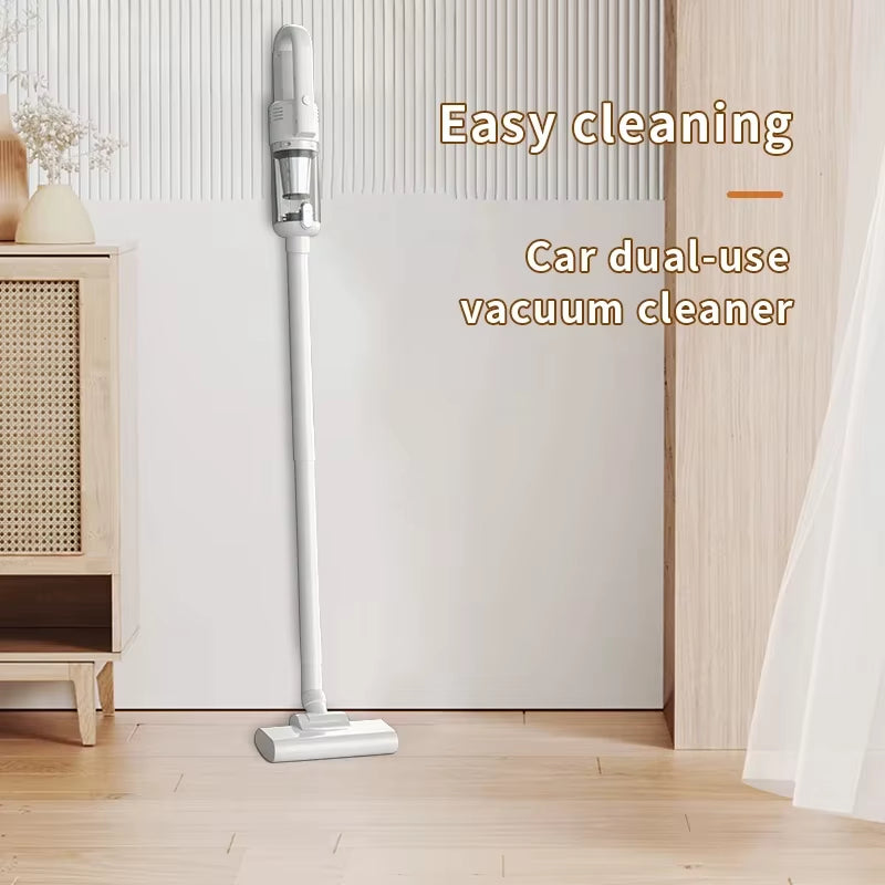 6500Pa Powerful Wireless Handheld Car Vacuum Cleaner – Multifunction Portable Home Appliance with Metal Strainer