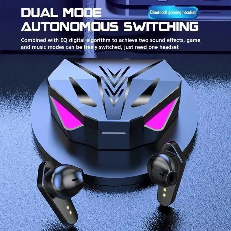 TWS Wireless Bluetooth 5.3 Earbuds with LED Display – Noise-Cancelling Gamer Headphones with Mic, True Wireless Bluetooth Earphones for Gaming & Calls