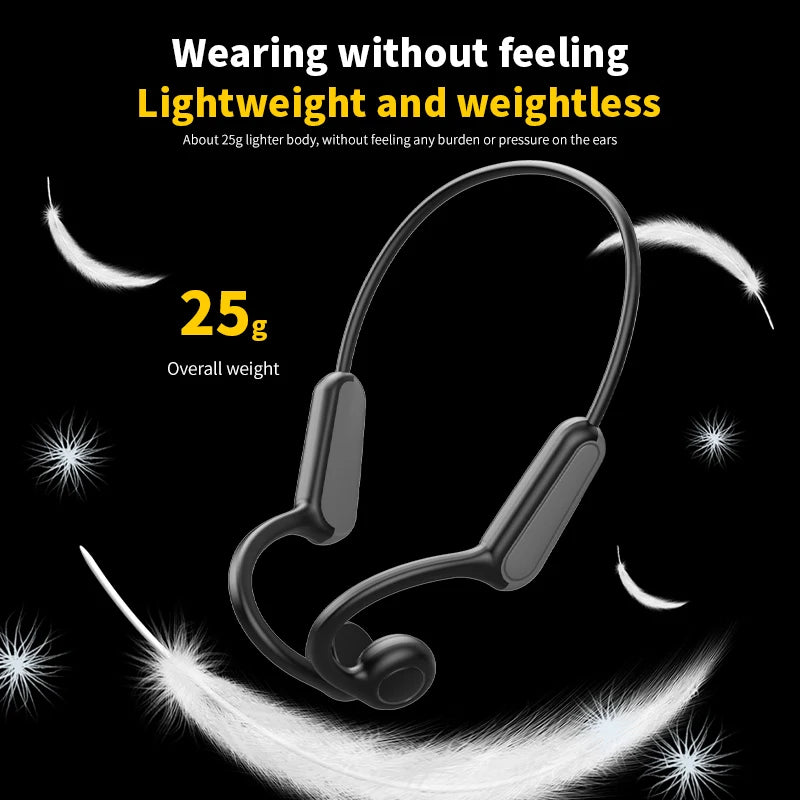 Xiaomi Real Bone Conduction Wireless Sport Headphones – Bluetooth Earbuds with Hands-Free Mic, Compatible for Running & Active Use