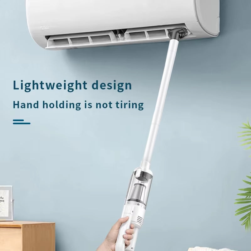 6500Pa Powerful Wireless Handheld Car Vacuum Cleaner – Multifunction Portable Home Appliance with Metal Strainer