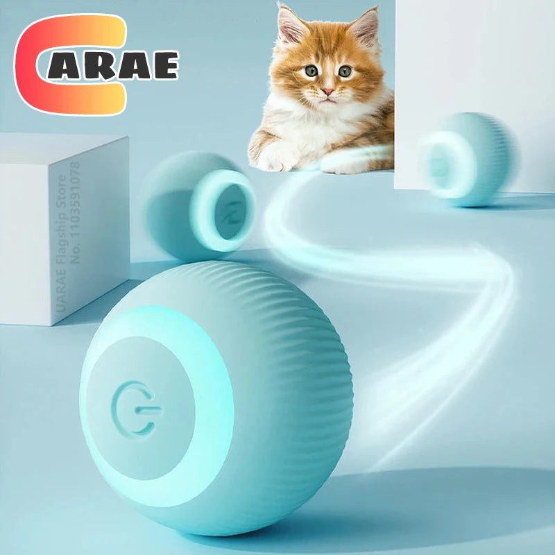 Smart Electric Rolling Cat Ball β Interactive Automatic Rotating Toy for Active Cats & Fun Playtime