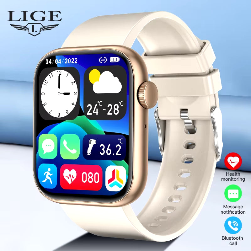2025 Smartwatch with Wireless Charging β Bluetooth Calling, Custom Watch Faces | Fitness Tracker for Men & Women