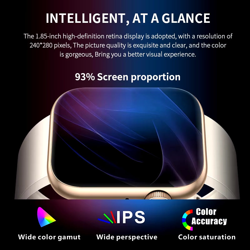2025 Smartwatch with Wireless Charging β Bluetooth Calling, Custom Watch Faces | Fitness Tracker for Men & Women