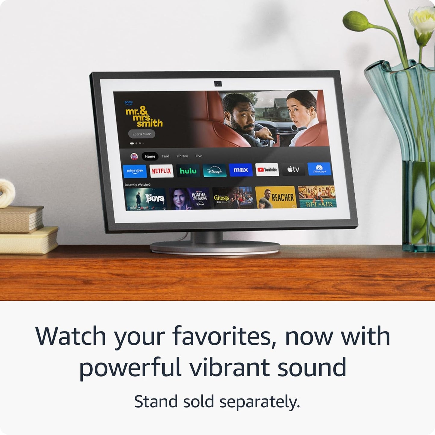 Echo Show 15 (Newest Model) – 15.6" Full HD Smart Kitchen Hub with Built-In Fire TV & Alexa