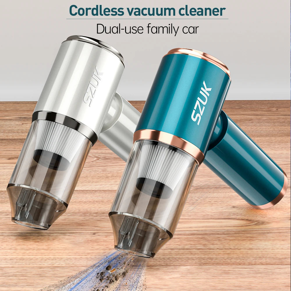 Car Vacuum Cleaner – Strong Suction, Wireless & Portable Mini Handheld Vacuum for Car, Home & Keyboard Cleaning