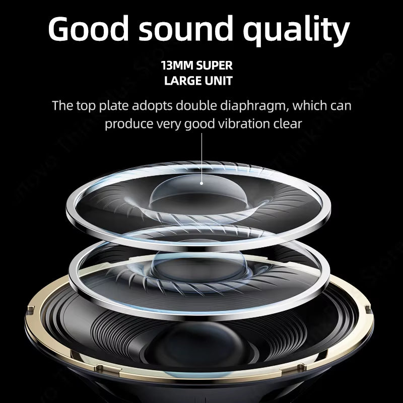 Original LP40 Bluetooth 5.0 TWS Wireless Earphones – Ergonomic Human Ear Design, Simple Operation, Secure Fit, True Wireless Stereo Headset