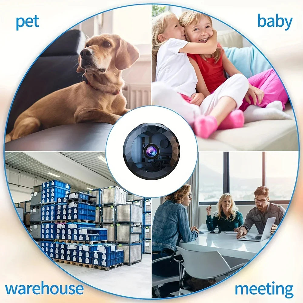 Wireless WiFi A11 1080P HD Mini Security Camera – Rechargeable Battery, Motion Detection, and Remote Monitoring
