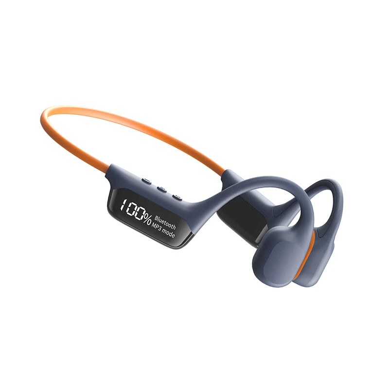 Bluetooth 5.4 Bone Conduction Headphones – Wireless IPX8 Waterproof Sports Earphones with 32GB MP3 Player, Perfect for Swimming & Outdoor Activities