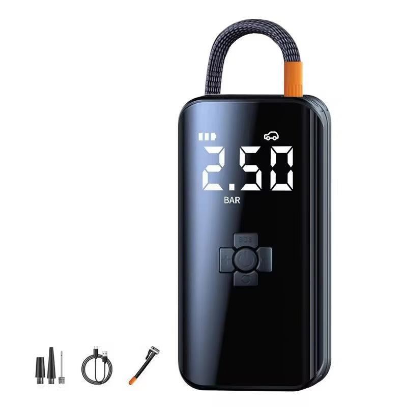 1Pc Wireless Electric Tire Inflator Pump – Portable Air Compressor for Car, Motorcycle, Bicycle, Boat, Auto Tires, and Balls