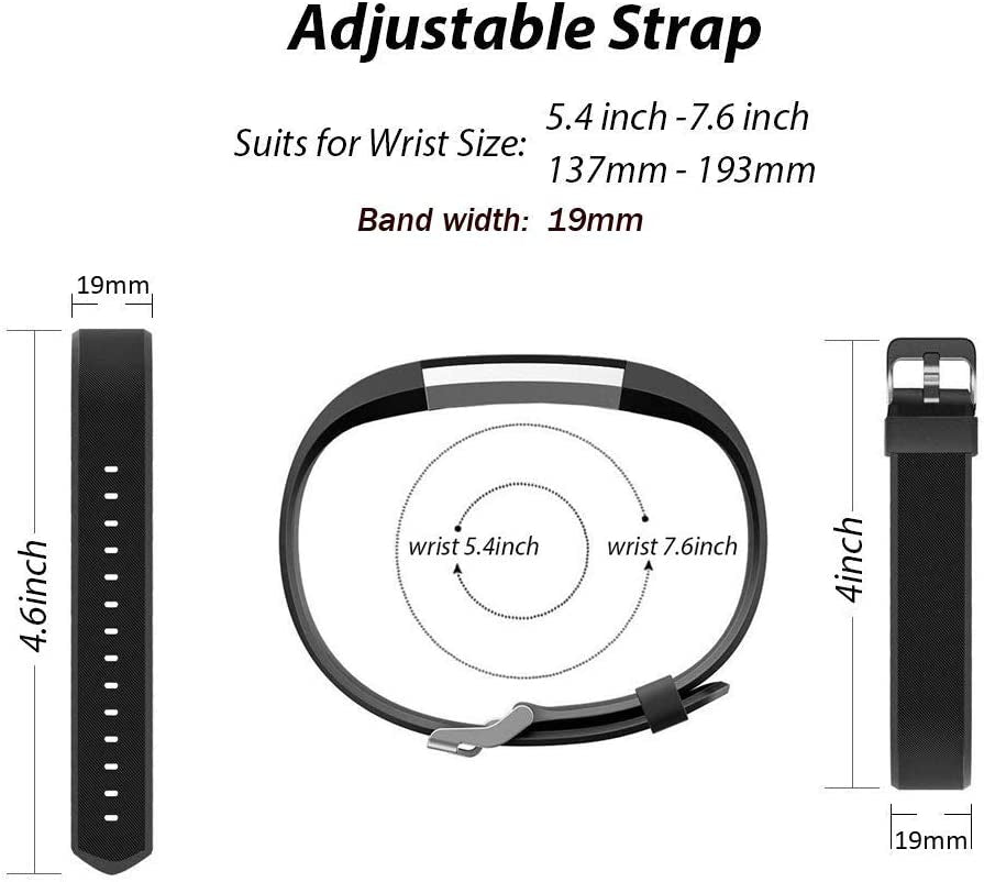 Replacement Bands for Veryfit Pro ID115Plus HR Fitness Tracker | Compatible Smartwatch Straps