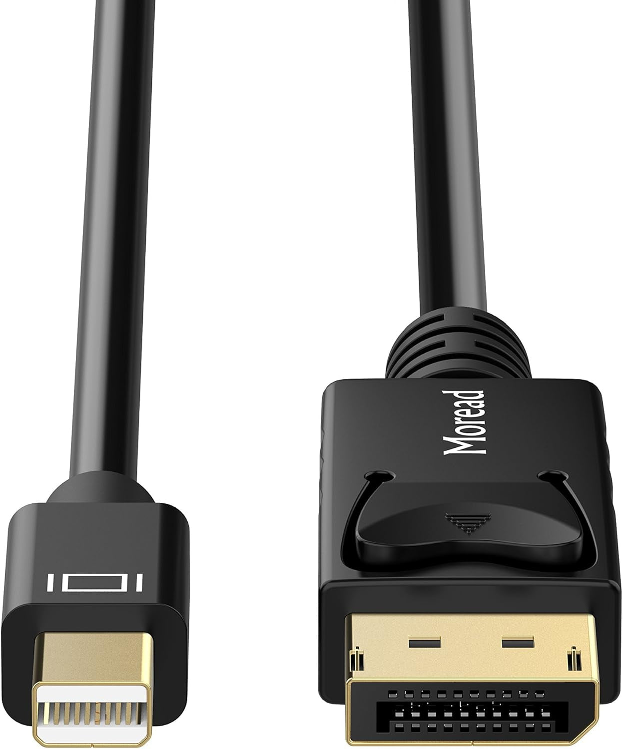 6ft Mini DisplayPort to DisplayPort Cable – Gold-Plated, 4K@60Hz & 2K@144Hz, Black