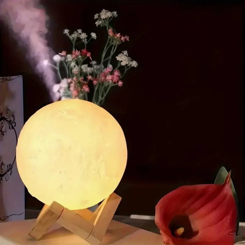LED Moon Galaxy Night Light – DIY Warm Light Lunar Lamp for Girls, Boys, Kids, Women – Birthday Gift & Bedroom Decoration