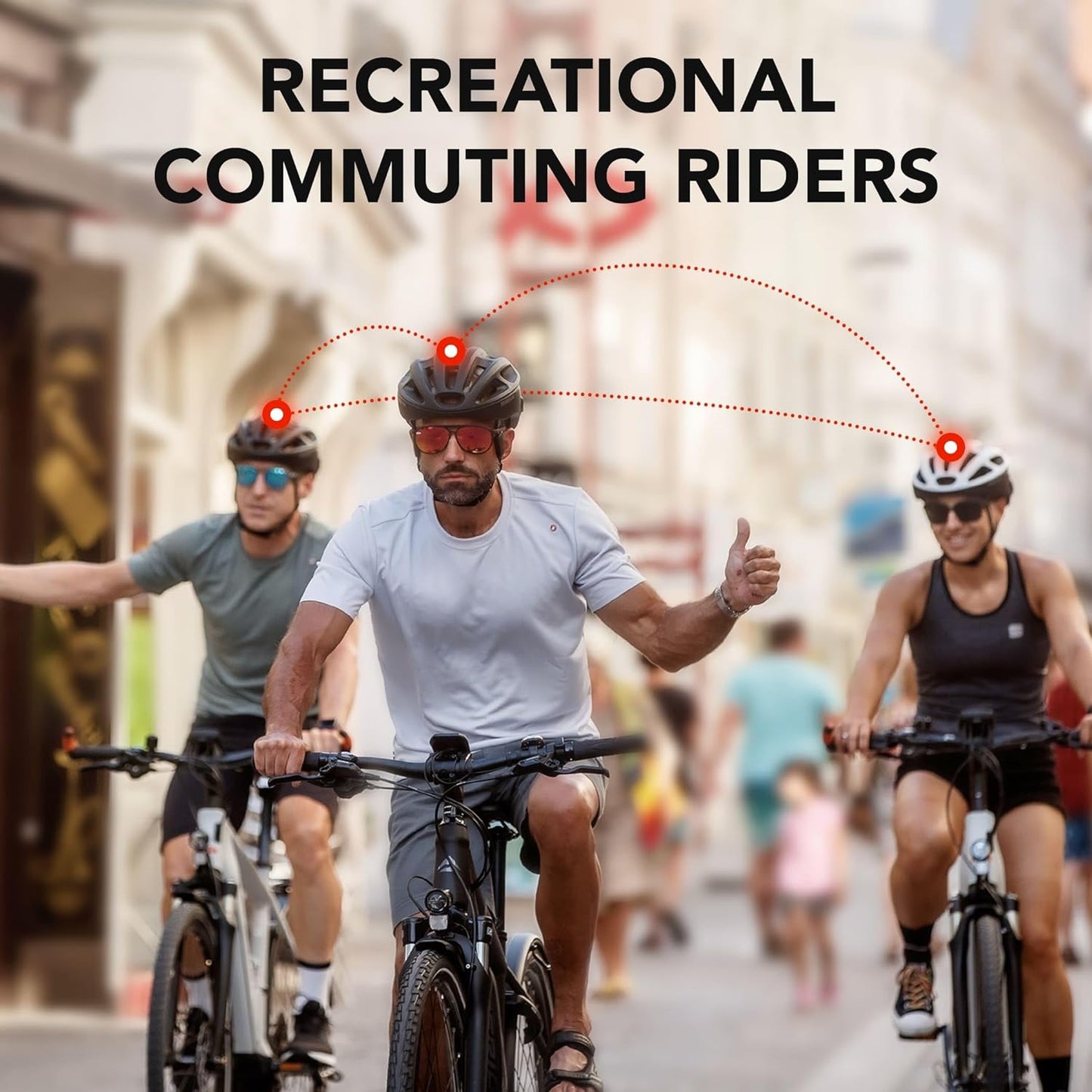 R1 / R1 EVO Smart Cycling Helmet with Integrated Communication System – Ride Safer & Stay Connected