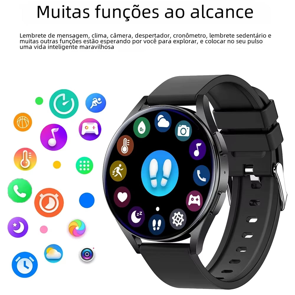 2025 New 6 Smartwatch ā Bluetooth Calling, Health Monitoring & Alarm | Stylish Sports Watch for Men & Women