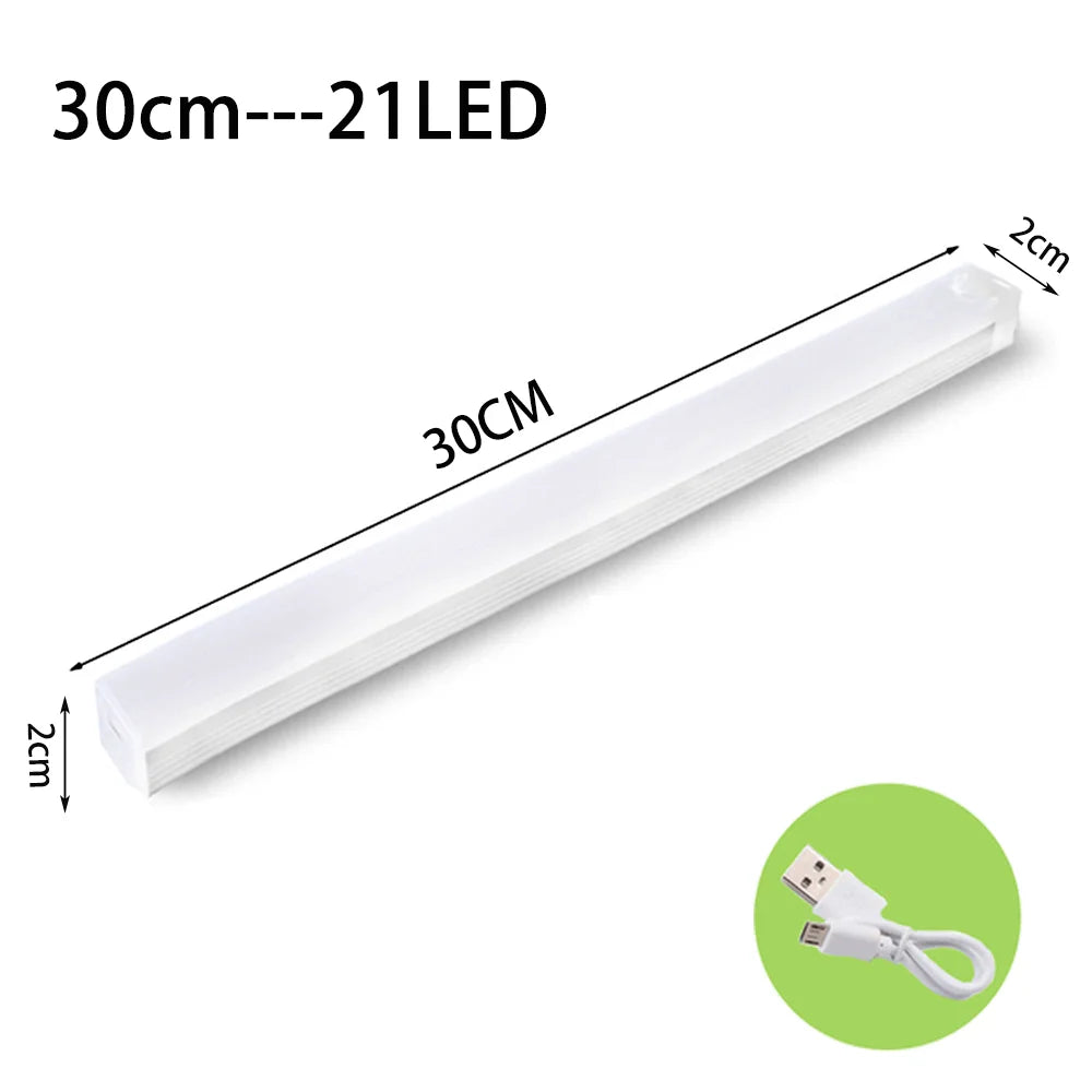LED Motion Sensor Light Wireless Rechargeable Night Light with USB Type-C Charging – Cabinet, Wardrobe, Staircase, Kitchen Backlight