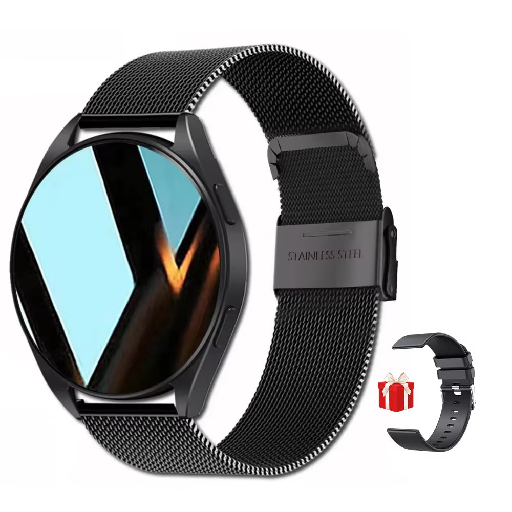 2025 New 6 Smartwatch – Bluetooth Calling, Health Monitoring & Alarm | Stylish Sports Watch for Men & Women