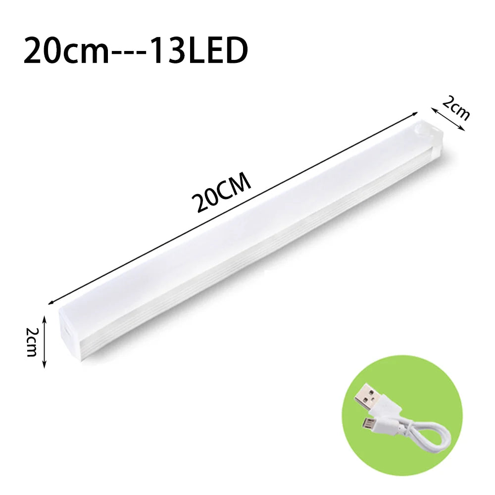LED Motion Sensor Light Wireless Rechargeable Night Light with USB Type-C Charging – Cabinet, Wardrobe, Staircase, Kitchen Backlight