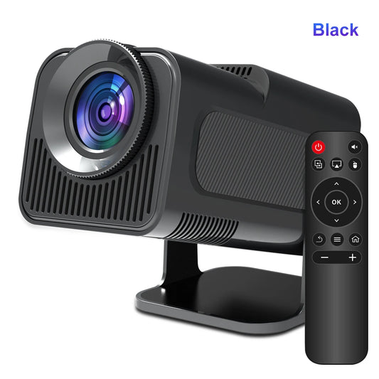 4K Android 11 Portable Projector – Native 1080P, 390 ANSI Lumens, Dual WiFi 6 & BT 5.0, Model HY320 (Upgraded HY300)