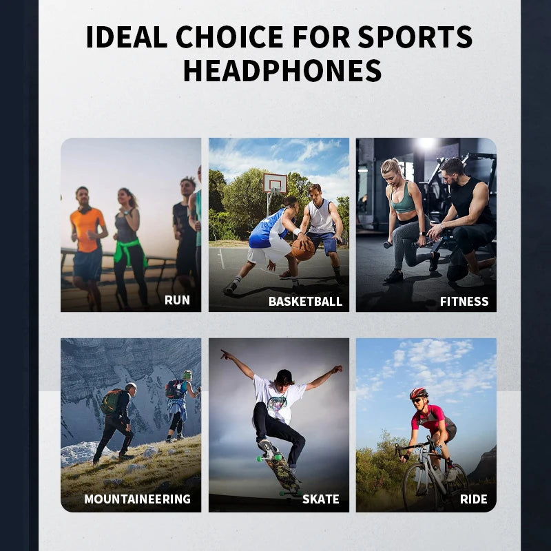 Xiaomi Real Bone Conduction Wireless Sport Headphones – Bluetooth Earbuds with Hands-Free Mic, Compatible for Running & Active Use