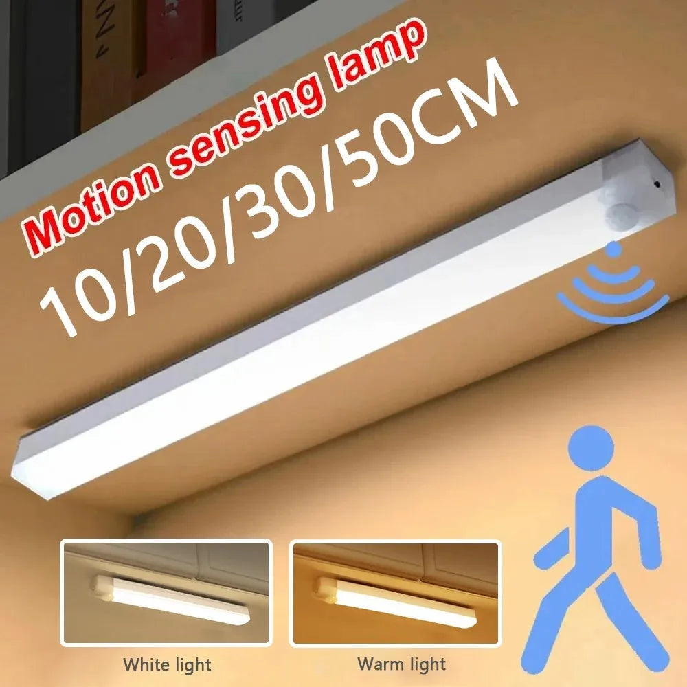LED Motion Sensor Light Wireless Rechargeable Night Light with USB Type-C Charging – Cabinet, Wardrobe, Staircase, Kitchen Backlight