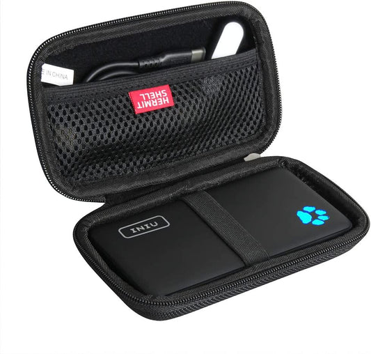 Hard Travel Case for INIU 10000mAh Portable Charger – 2022 Version (Black)