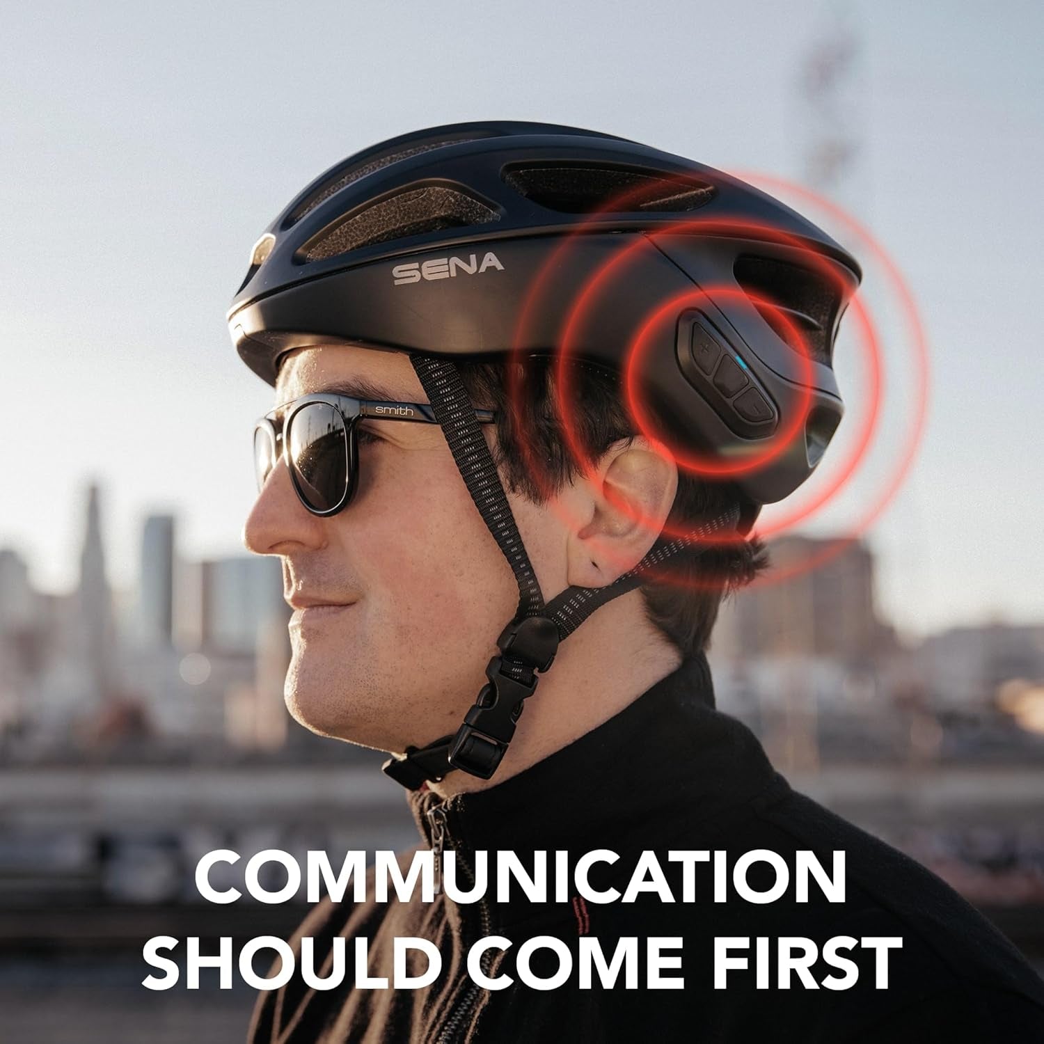 R1 / R1 EVO Smart Cycling Helmet with Integrated Communication System – Ride Safer & Stay Connected